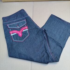 Sacred Crown Black Premium Detailed Jeans Mens Size 44x30 Baggy Never Washed NWT